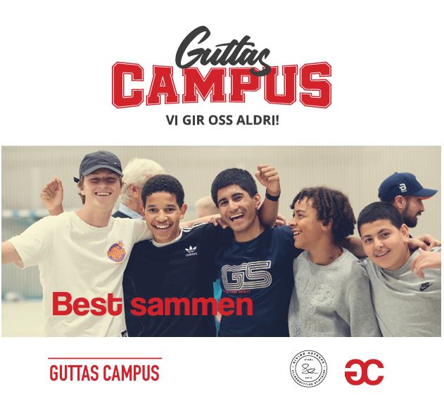 Bildet viser brosjyren til Guttas Campus