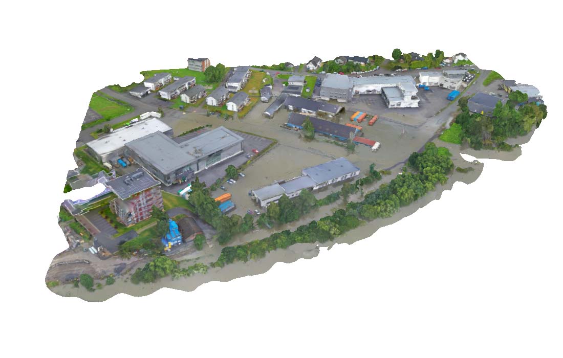 3D-modell av Benterud 3D-modell av Benterud