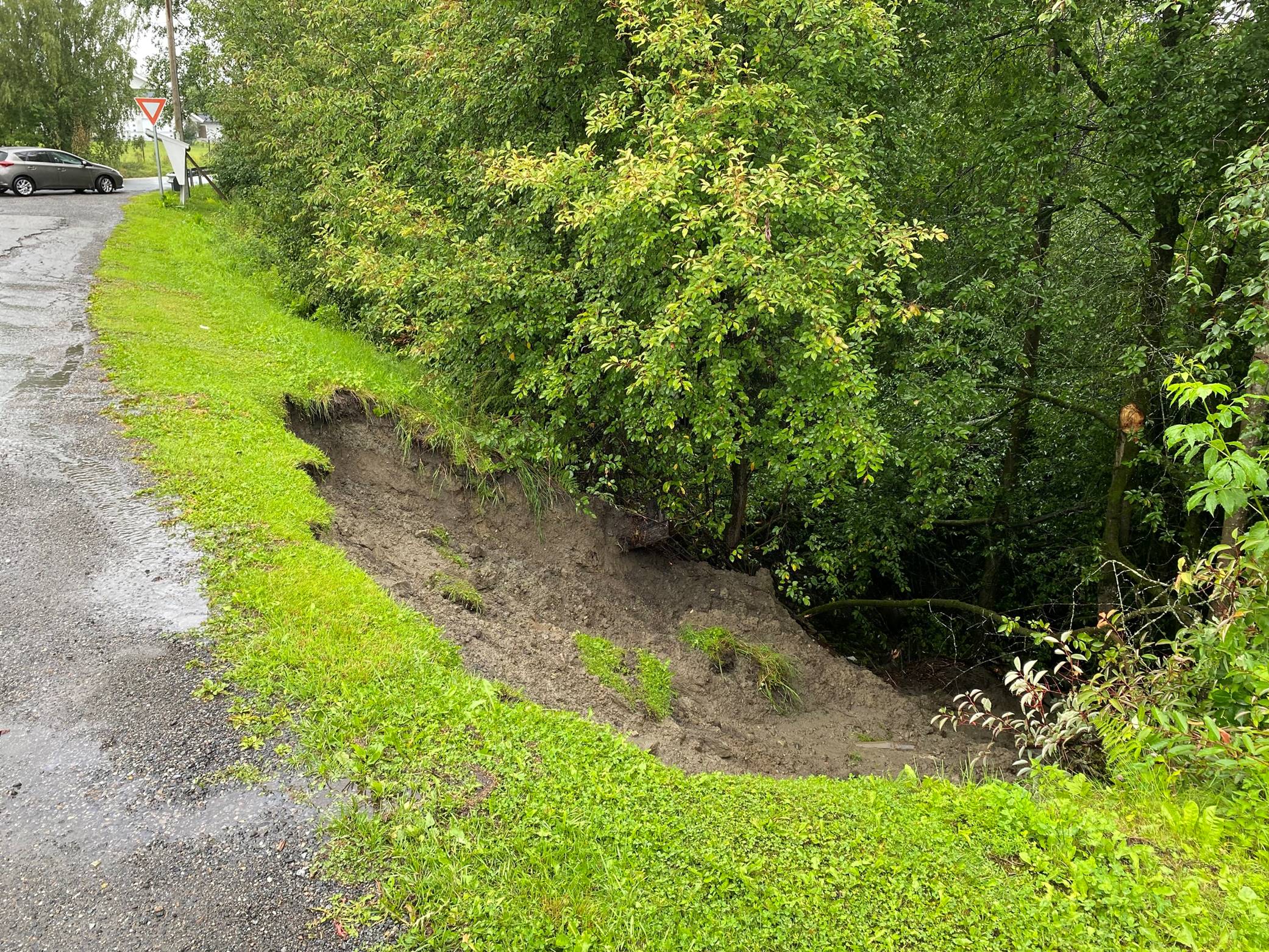 Bildet viser rasstedet ved Ådalsveien