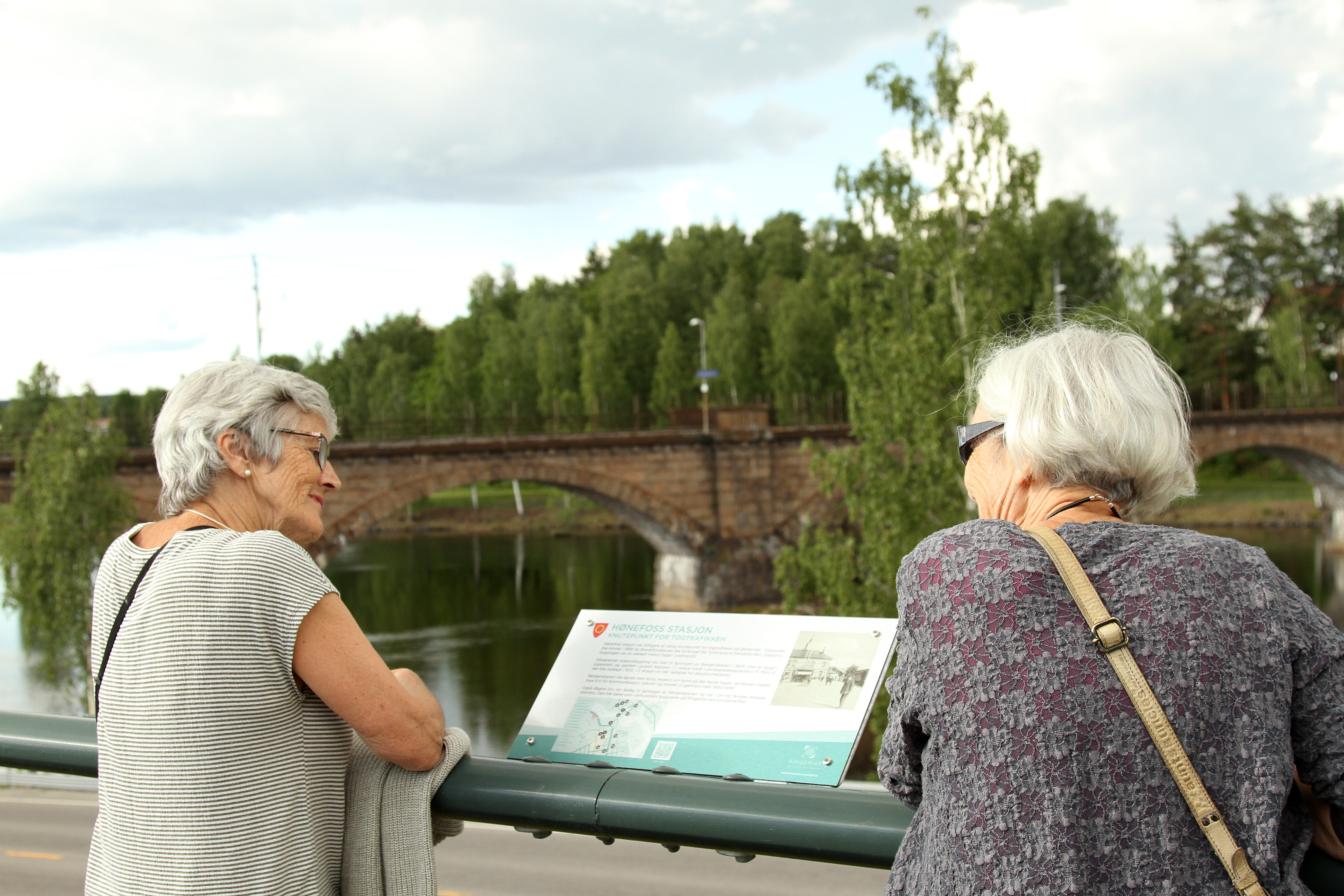 Skilt 4 Hønefoss stasjon. Foto: Dag Fekjær Johansen