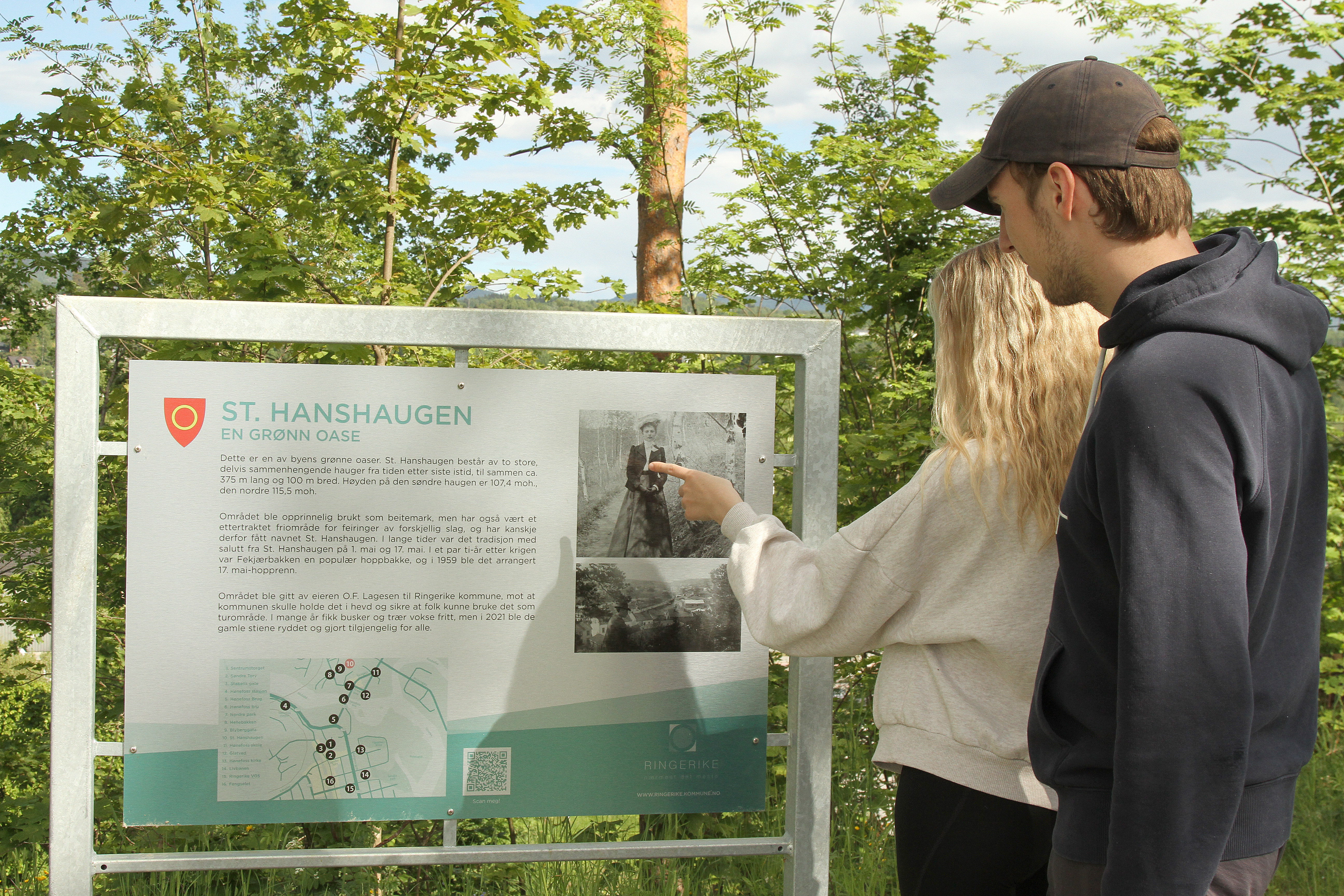 Skilt 10 St.Hanshaugen. Foto: Dag Fekjær Johansen