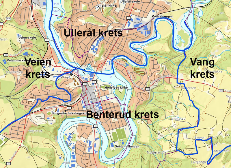 Kretsgrense Bentrud-Ullerål fra 1. august 2020